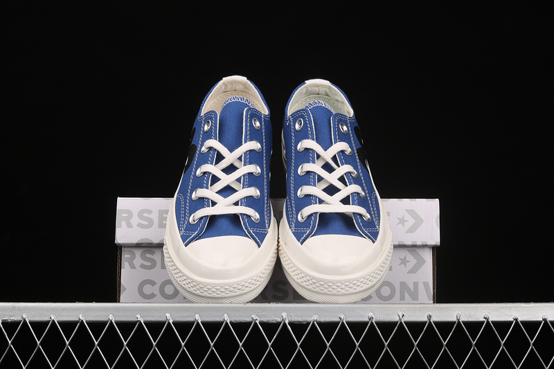 Comme Des Garçons Play X Chuck Taylor All-Star 70S Low Blue Quartz/Egret/Black 19