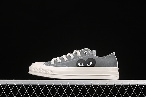 Comme Des Garçons Play X Chuck Taylor All-Star 70S Low Steel Gray/Egret/Black 19