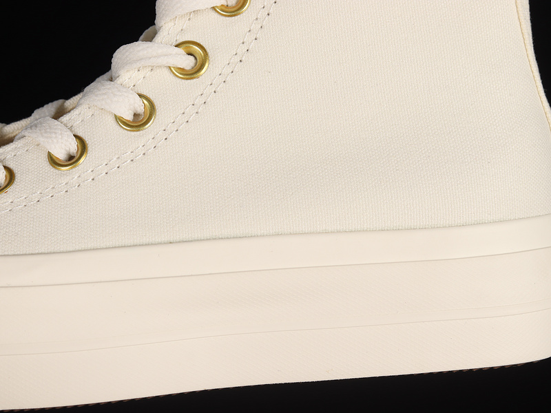 Chuck Taylor All Star Platform High White/White/Gold 19