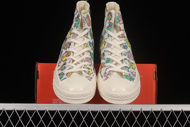 Pokemon X Chuck Taylor All-Star 70S High White/White/White 9