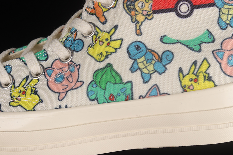 Pokemon X Chuck Taylor All-Star 70S High White/White/White 17