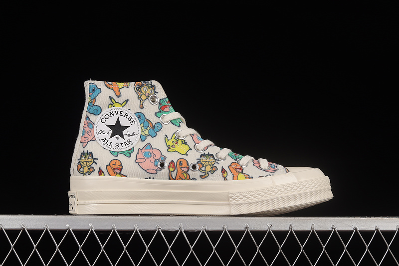 Pokemon X Chuck Taylor All-Star 70S High White/White/White 31