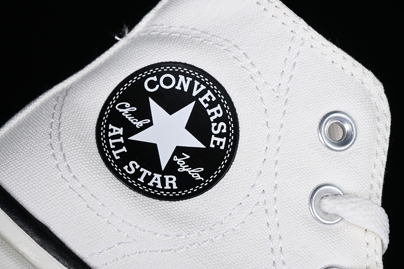 Converse Chuck Taylor All Star High Construct Vintage White/Black/Egret 11