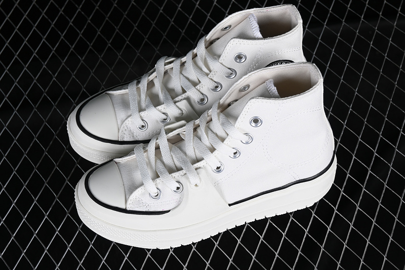 Converse Chuck Taylor All Star High Construct Vintage White/Black/Egret 19