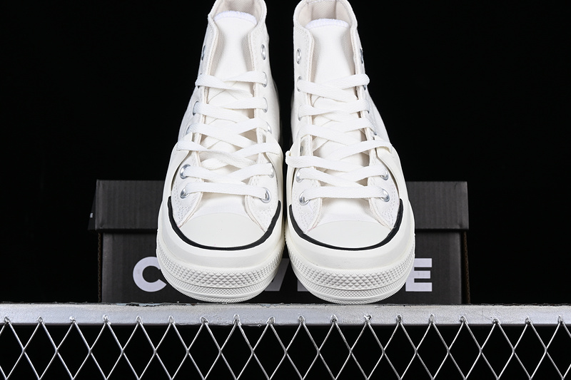 Converse Chuck Taylor All Star High Construct Vintage White/Black/Egret 25