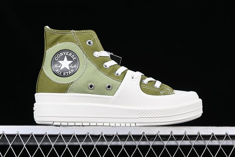 Converse Chuck Taylor All Star High Construct Alligator Friend Green/Grassy 13