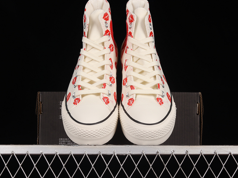 Chuck Taylor All Star Lift Platform White/Red/Beige 3