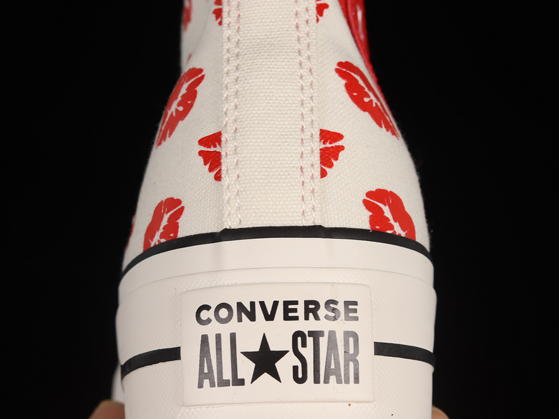 Chuck Taylor All Star Lift Platform White/Red/Beige 7