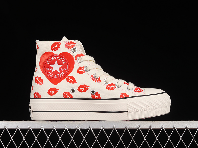 Chuck Taylor All Star Lift Platform White/Red/Beige 23