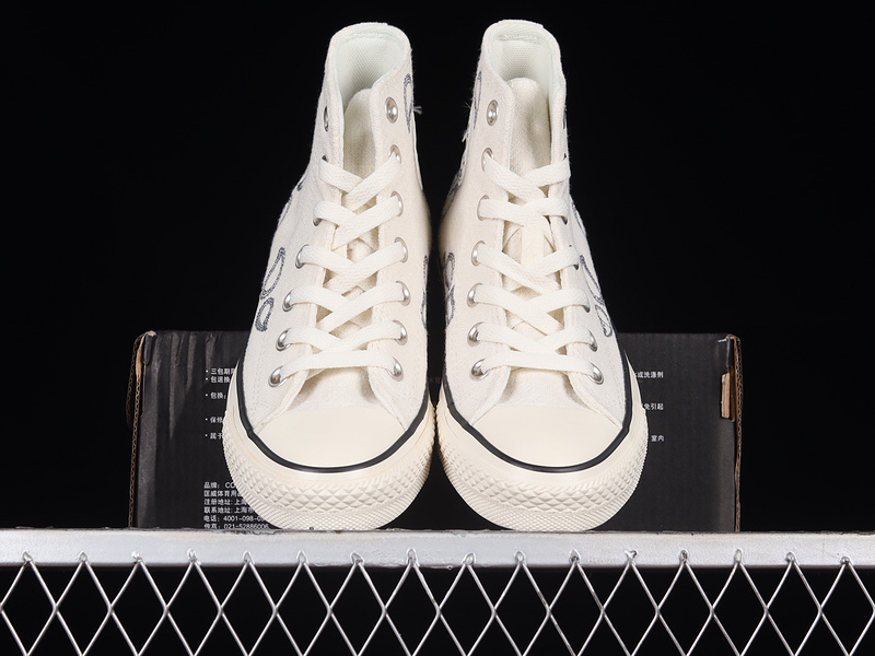 Chuck Taylor All-Star 70S High Egret/Egret/Blue 5