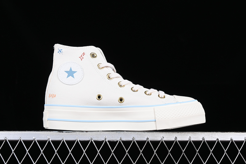 Converse Chuck Taylor All Star Lift High Cream White/Black/Grey 21