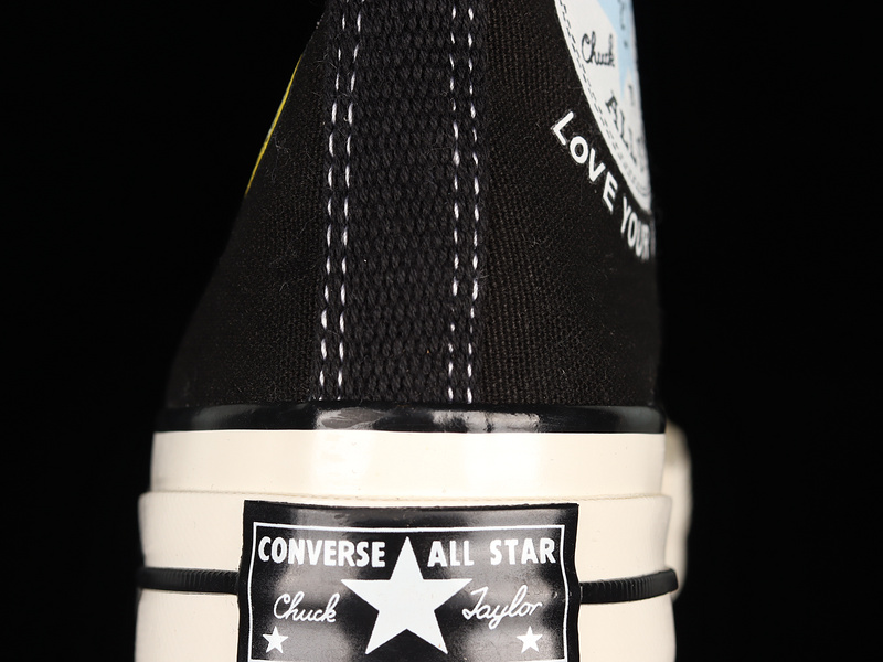 Chuck Taylor All Star 70S High X Sky High Farm Workwear Black/Red/Egret 13