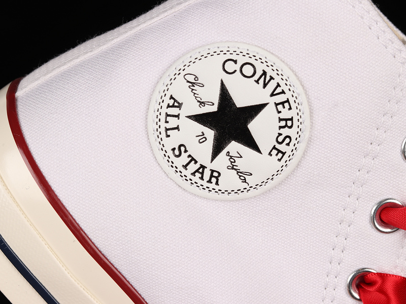 Chuck Taylor All Star 70S High Rhinestone Heart White/White/Red 15