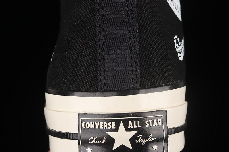 Chuck Taylor All Star 70S High Logo Black/Black/White 7