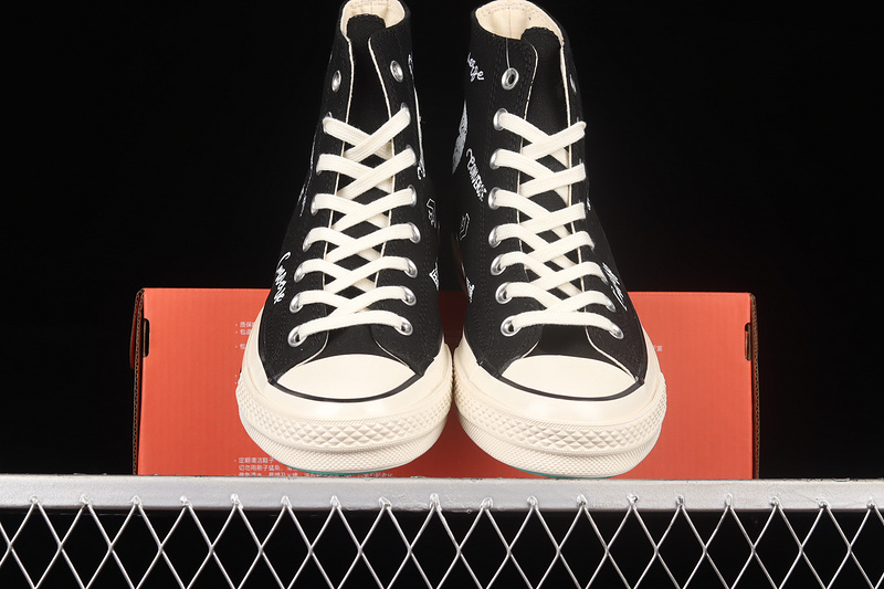 Chuck Taylor All Star 70S High Logo Black/Black/White 15