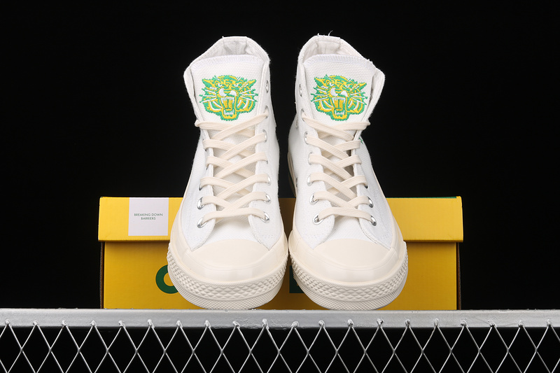 Chuck Taylor All-Star 70S High Breaking Down Barriers Vintage White/Green/Amarillo 5