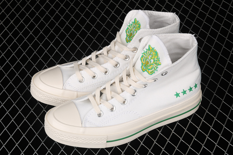 Chuck Taylor All-Star 70S High Breaking Down Barriers Vintage White/Green/Amarillo 19