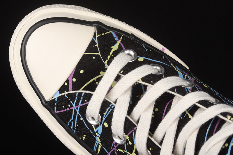 Chuck Taylor All-Star 70S High Paint Splatter Black/Hyper Magenta/Egret 11