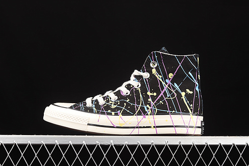 Chuck Taylor All-Star 70S High Paint Splatter Black/Hyper Magenta/Egret 27