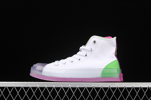 Chuck Taylor All Star Cx High Dramatic Nights White/White/Bold Wasabi 9