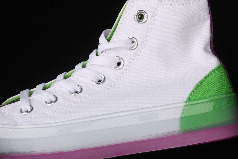 Chuck Taylor All Star Cx High Dramatic Nights White/White/Bold Wasabi 17