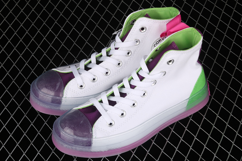 Chuck Taylor All Star Cx High Dramatic Nights White/White/Bold Wasabi 23