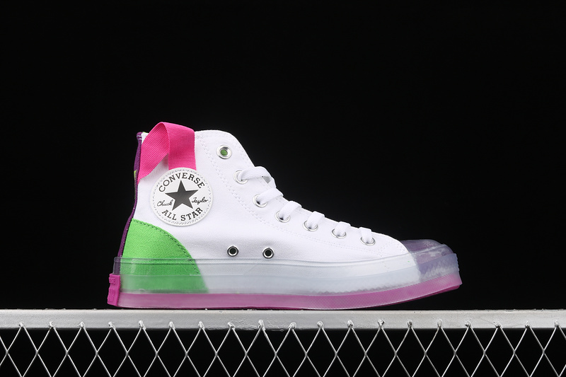 Chuck Taylor All Star Cx High Dramatic Nights White/White/Bold Wasabi 25