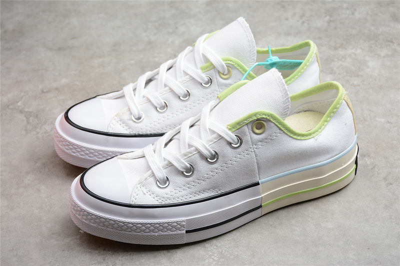 Chuck Taylor 70S All-Star Low White/White/Light Green 3