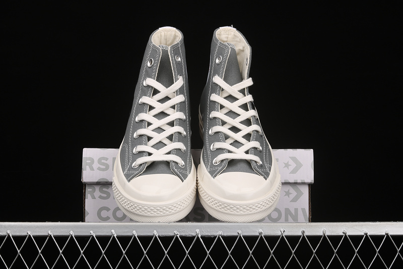 Comme Des Garçons Play X Chuck Taylor All-Star 70S High Steel Gray/Egret/Black 23