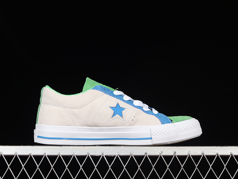 One Star Pro Hyperlocal Skate Culture Light Grey/Blue/Green 9