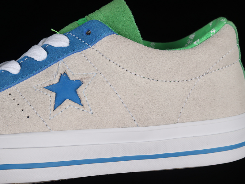 One Star Pro Hyperlocal Skate Culture Light Grey/Blue/Green 15