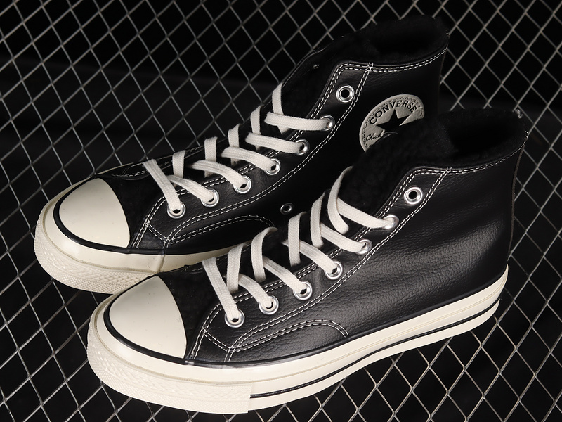 Chuck Taylor 70S High Cozy Utility Black/Black/Egret 3