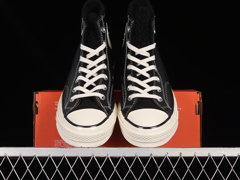 Chuck Taylor 70S High Cozy Utility Black/Black/Egret 5