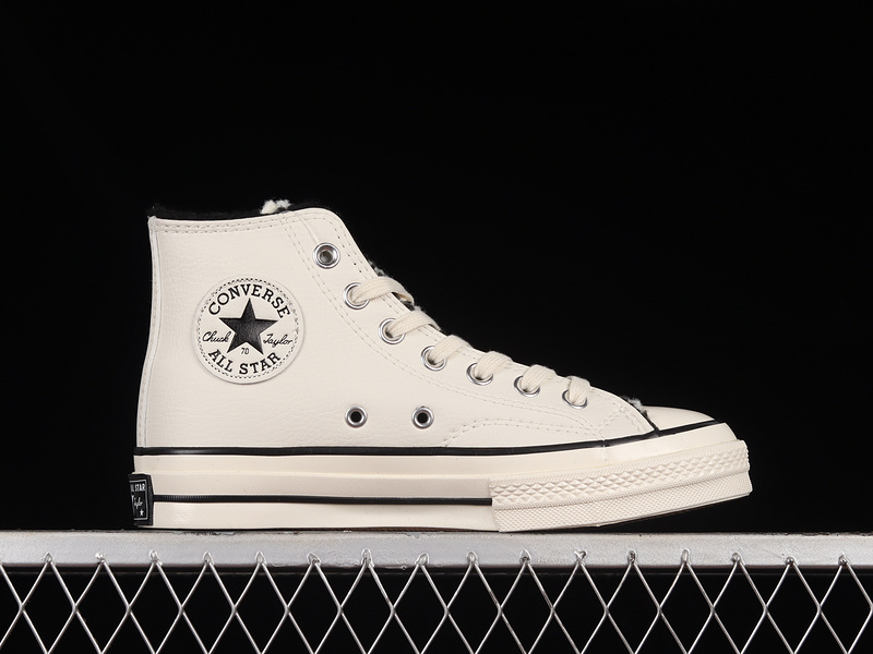 Chuck Taylor 70S High Cozy Utility Egret/Black/Egret 15