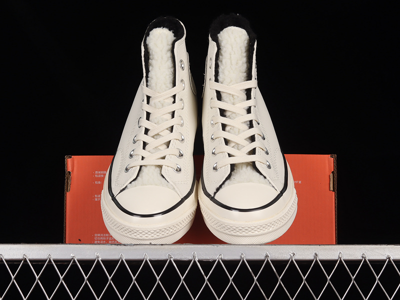 Chuck Taylor 70S High Cozy Utility Egret/Black/Egret 29