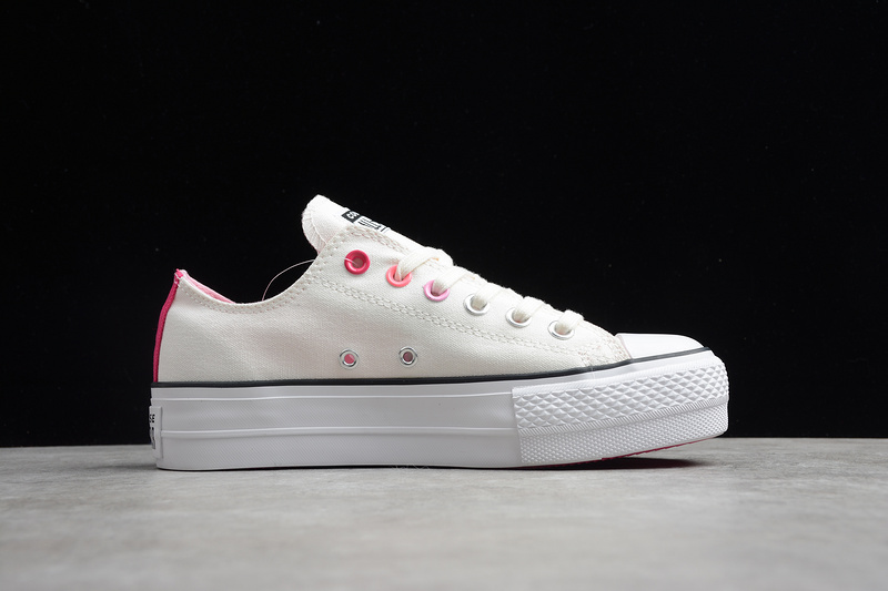 Chuck Taylor All Star Dainty Leather White/Pink 3