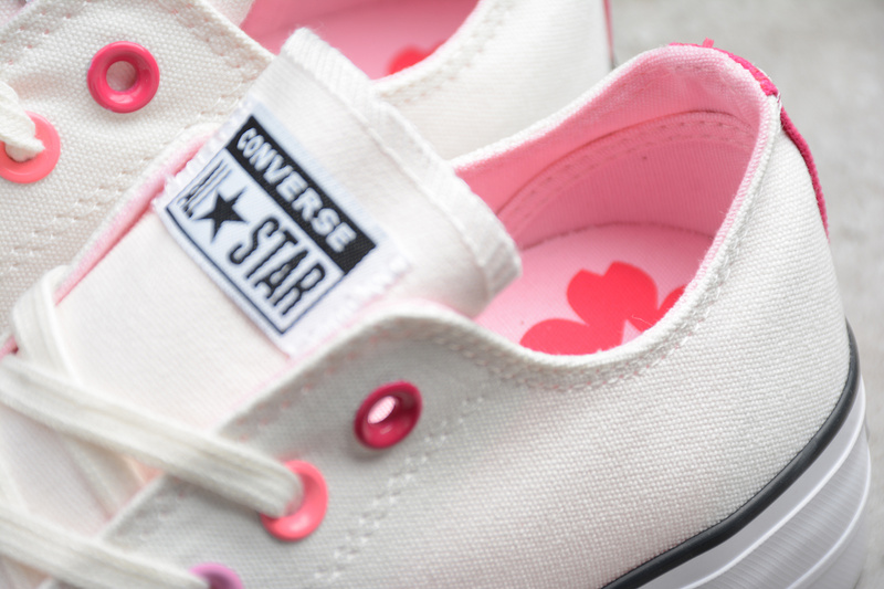 Chuck Taylor All Star Dainty Leather White/Pink 7