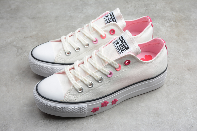 Chuck Taylor All Star Dainty Leather White/Pink 29