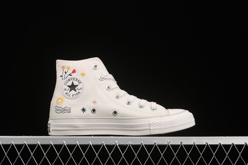 Chuck Taylor All Star High It's Okay To Wander Egret/Vintage White/Black 11