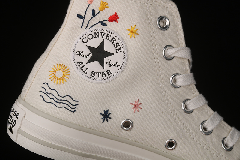 Chuck Taylor All Star High It's Okay To Wander Egret/Vintage White/Black 15