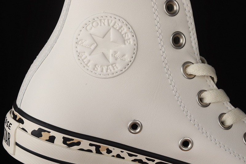 Chuck Taylor All Star 70S High Egret/White/Leopard Print 9