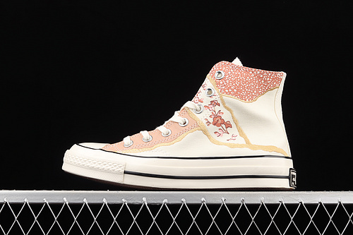 Chuck Taylor All Star 70S High Golden Repair Metallic/Floral Nude/Egret 3