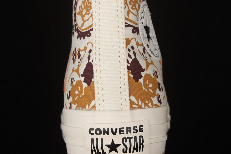 Chuck Taylor All Star High Fall Florals Egret/Field Surplus/Wheat 5