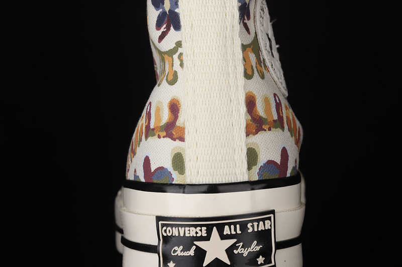 Chuck Taylor All Star 70S High Top Fall Florals White/Multi-Color/Egret 15