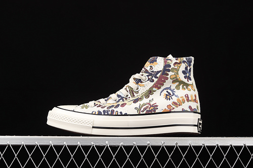 Chuck Taylor All Star 70S High Top Fall Florals White/Multi-Color/Egret 25