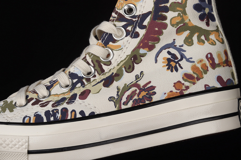 Chuck Taylor All Star 70S High Top Fall Florals White/Multi-Color/Egret 29