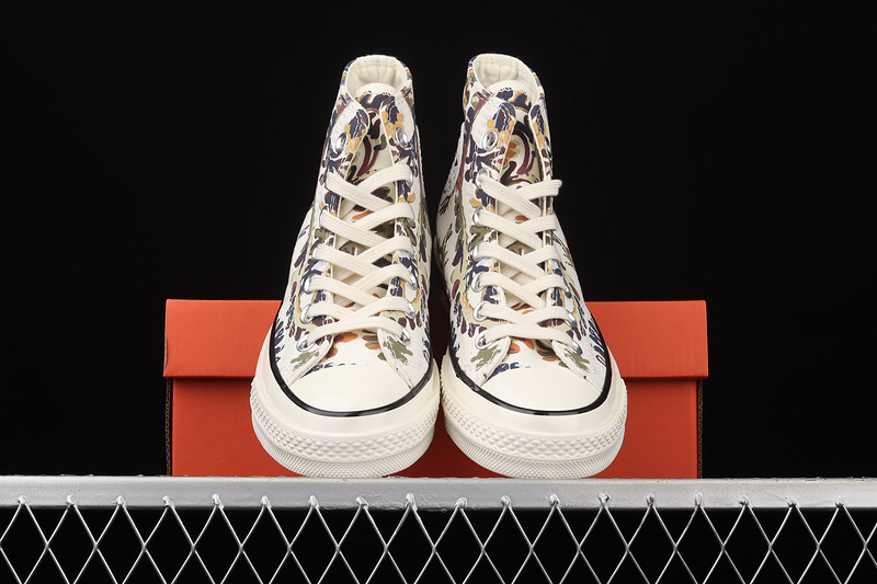 Chuck Taylor All Star 70S High Top Fall Florals White/Multi-Color/Egret 31