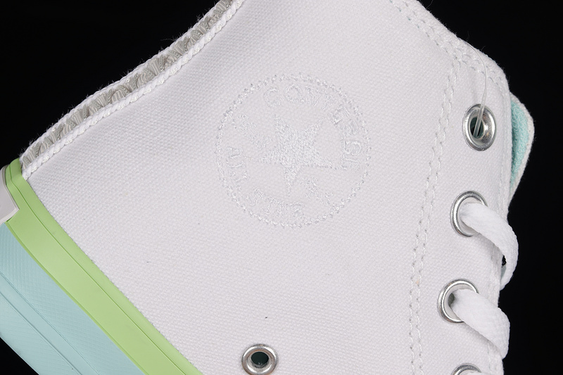 Chuck Taylor All Star 70S Low White/Green/Sky Blue 9