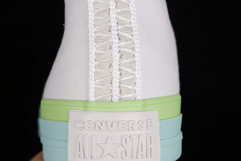 Chuck Taylor All Star 70S Low White/Green/Sky Blue 11