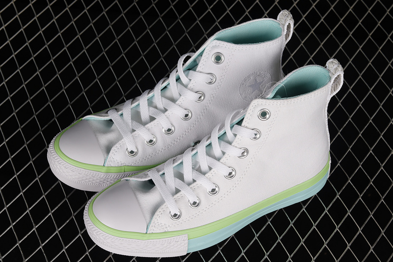 Chuck Taylor All Star 70S Low White/Green/Sky Blue 23